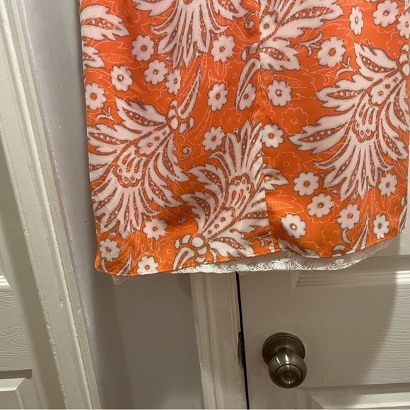 LOFT Orange and White  for Casual/Business Dress Size 2 - Picture 5 of 9